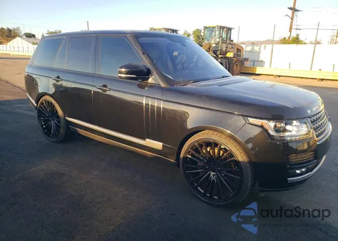 2016 Land Rover Range Rover Hse z USA, uszkodzony, nr VIN SALGS2PFXGA292672